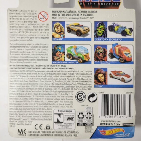 Hot Wheels Masters of the Universe Tesla -- ITEM #1551 - Picture 2 of 2